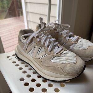 New Balance 57/40 Sneakers - Sea Salt Calm Taupe - Women's Size 7.5